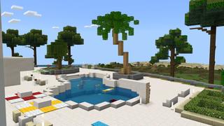 Screenshot of the Minecraft Bedrock Marketplace product Hacker Mansion created by Pixelusion.