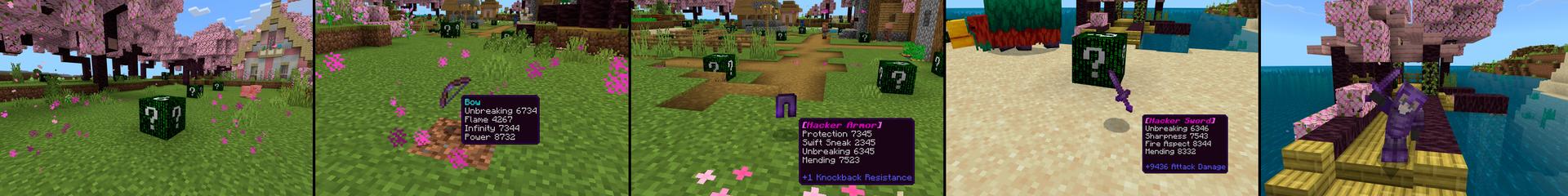 Panorama of the Minecraft Bedrock Marketplace product Hacker Village created by Pixelusion.