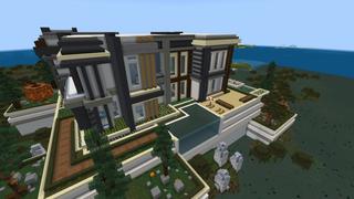 Screenshot of the Minecraft Bedrock Marketplace product Halloween Mansion created by Pixelusion.