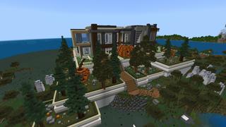 Screenshot of the Minecraft Bedrock Marketplace product Halloween Mansion created by Pixelusion.