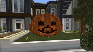 Screenshot of the Minecraft Bedrock Marketplace product Halloween Mansion created by Pixelusion.