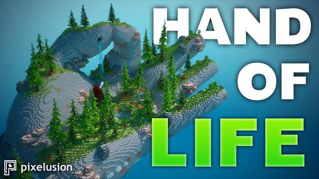 Thumbnail of the Minecraft Bedrock Marketplace product Hand of Life created by Pixelusion.