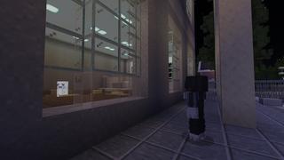 Screenshot of the Minecraft Bedrock Marketplace product Haunted City created by Pixelusion.