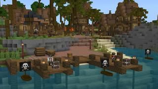 Screenshot of the Minecraft Bedrock Marketplace product Haunted Ship created by Pixelusion.