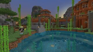 Screenshot of the Minecraft Bedrock Marketplace product Hexagon Survival created by Pixelusion.