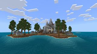 Screenshot of the Minecraft Bedrock Marketplace product Houseboat Survival Wild Ocean created by Pixelusion.