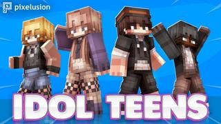 Thumbnail of the Minecraft Bedrock Marketplace product Idol Teens created by Pixelusion.