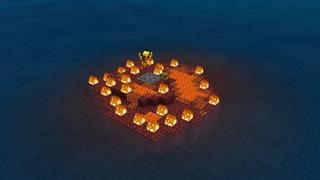 Screenshot of the Minecraft Bedrock Marketplace product Infinity Lucky Mobs created by Pixelusion.