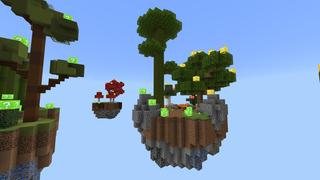 Screenshot of the Minecraft Bedrock Marketplace product Kingdom Skyblock created by Pixelusion.