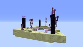 Screenshot of the Minecraft Bedrock Marketplace product Levels Skyblock created by Pixelusion.