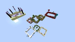 Screenshot of the Minecraft Bedrock Marketplace product Levels Skyblock created by Pixelusion.