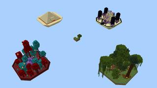 Screenshot of the Minecraft Bedrock Marketplace product Lucky Base Skyblock created by Pixelusion.