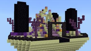 Screenshot of the Minecraft Bedrock Marketplace product Lucky Base Skyblock created by Pixelusion.