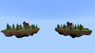 Screenshot of the Minecraft Bedrock Marketplace product Lucky Block Battle created by Pixelusion.