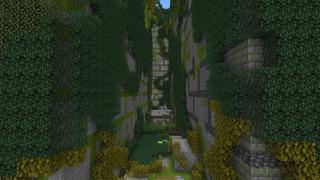 Screenshot of the Minecraft Bedrock Marketplace product Lucky Block Maze Escape created by Pixelusion.