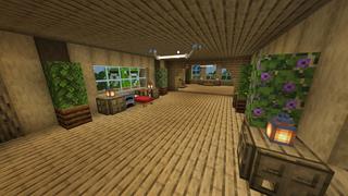 Screenshot of the Minecraft Bedrock Marketplace product Lucky Block Paradise created by Pixelusion.