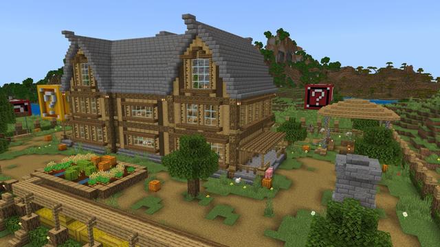Screenshot of the Minecraft Bedrock Marketplace product Lucky Block Paradise created by Pixelusion.