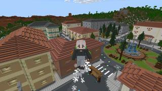 Screenshot of the Minecraft Bedrock Marketplace product Lucky Block created by Pixelusion.