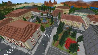 Screenshot of the Minecraft Bedrock Marketplace product Lucky Block created by Pixelusion.