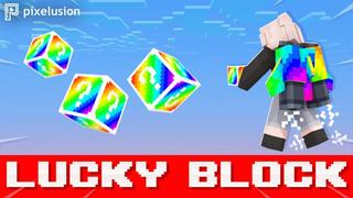 Thumbnail of the Minecraft Bedrock Marketplace product Lucky Block created by Pixelusion.