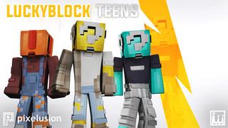 Thumbnail of the Minecraft Bedrock Marketplace product LuckyBlock Teens created by Pixelusion.
