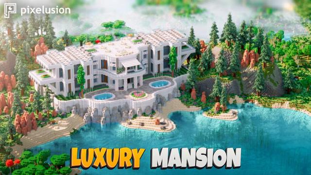 Thumbnail of the Minecraft Bedrock Marketplace product Luxury Mansion created by Pixelusion.