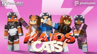 Thumbnail of the Minecraft Bedrock Marketplace product Maids Cats created by Pixelusion.