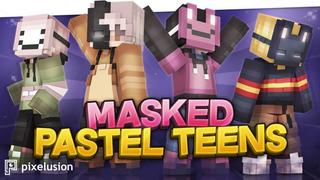 Thumbnail of the Minecraft Bedrock Marketplace product Masked Pastel Teens created by Pixelusion.