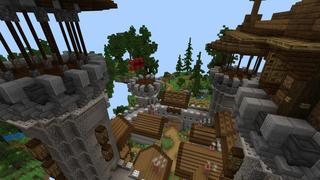 Screenshot of the Minecraft Bedrock Marketplace product Medieval Skyblock created by Pixelusion.
