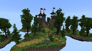 Screenshot of the Minecraft Bedrock Marketplace product Medieval Skyblock created by Pixelusion.