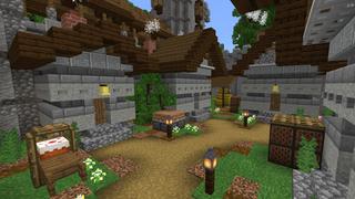 Screenshot of the Minecraft Bedrock Marketplace product Medieval Skyblock created by Pixelusion.