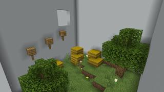 Screenshot of the Minecraft Bedrock Marketplace product Mega 100 Levels Parkour created by Pixelusion.