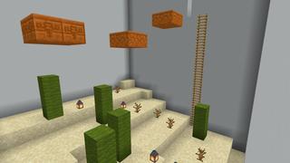 Screenshot of the Minecraft Bedrock Marketplace product Mega 100 Levels Parkour created by Pixelusion.