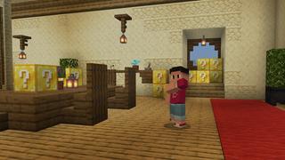 Screenshot of the Minecraft Bedrock Marketplace product Mega Lucky Castle created by Pixelusion.