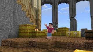 Screenshot of the Minecraft Bedrock Marketplace product Mega Lucky Castle created by Pixelusion.