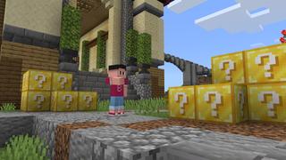 Screenshot of the Minecraft Bedrock Marketplace product Mega Lucky Castle created by Pixelusion.