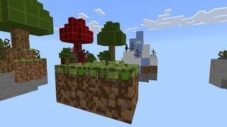 Screenshot of the Minecraft Bedrock Marketplace product Mega Skyblock created by Pixelusion.