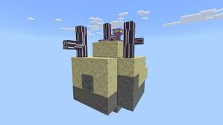 Screenshot of the Minecraft Bedrock Marketplace product Mega Skyblock created by Pixelusion.