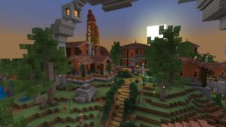 Screenshot of the Minecraft Bedrock Marketplace product Mesa Survival created by Pixelusion.