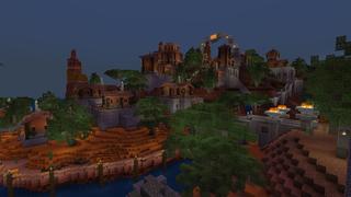 Screenshot of the Minecraft Bedrock Marketplace product Mesa Survival created by Pixelusion.