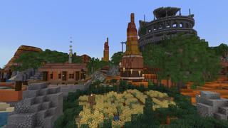 Screenshot of the Minecraft Bedrock Marketplace product Mesa Survival created by Pixelusion.