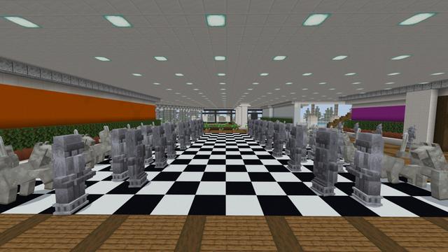 Screenshot of the Minecraft Bedrock Marketplace product Millionaire Mansion created by Pixelusion.