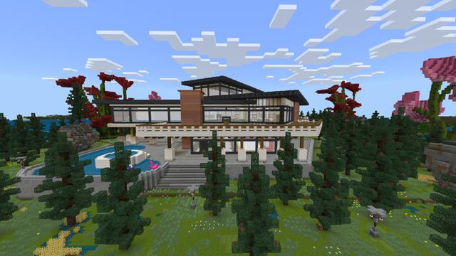 Screenshot of the Minecraft Bedrock Marketplace product Millionaire Mansion created by Pixelusion.