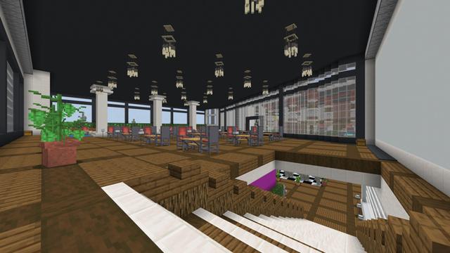 Screenshot of the Minecraft Bedrock Marketplace product Millionaire Mansion created by Pixelusion.
