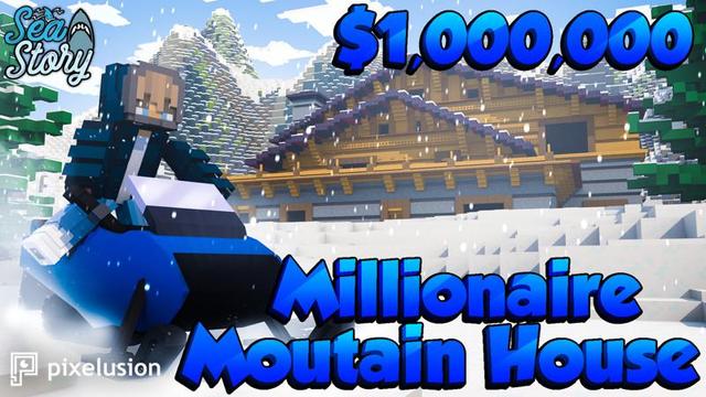 Thumbnail of the Minecraft Bedrock Marketplace product Millionaire Mountain House created by Pixelusion.