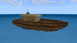 Screenshot of the Minecraft Bedrock Marketplace product Mineboat created by Pixelusion.