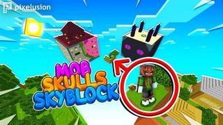 Thumbnail of the Minecraft Bedrock Marketplace product Mob Skulls Skyblock created by Pixelusion.