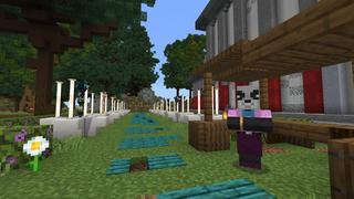 Screenshot of the Minecraft Bedrock Marketplace product Mob Staffs created by Pixelusion.