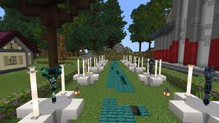 Screenshot of the Minecraft Bedrock Marketplace product Mob Staffs created by Pixelusion.