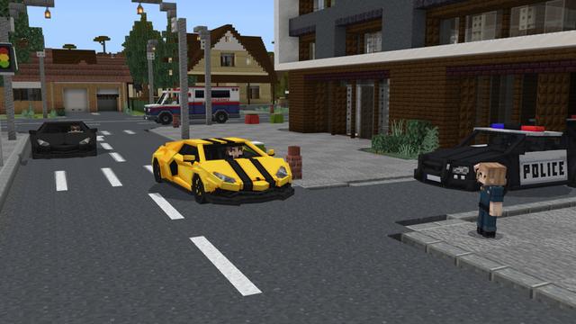 Screenshot of the Minecraft Bedrock Marketplace product Modern City Living created by Pixelusion.